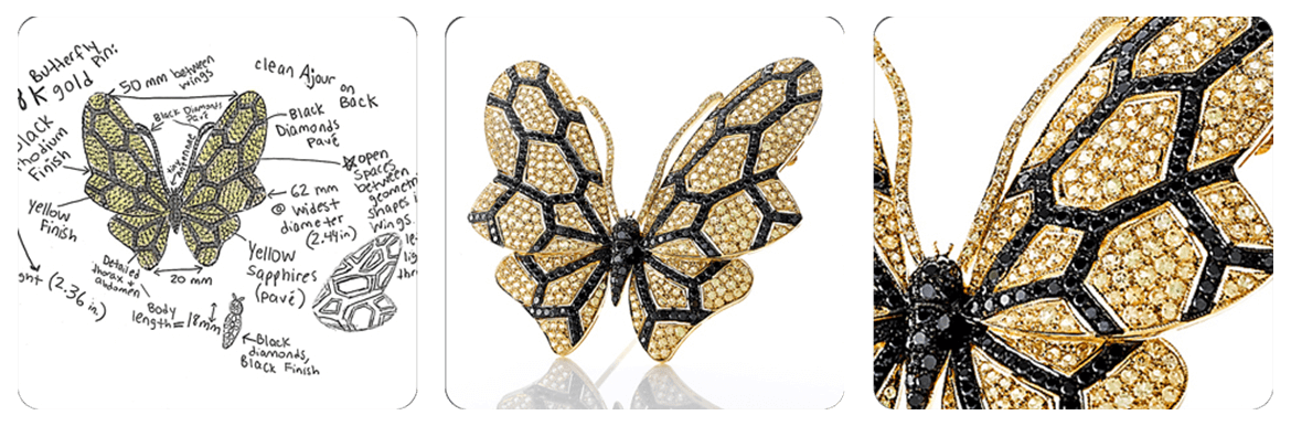 Butterfly jewellery